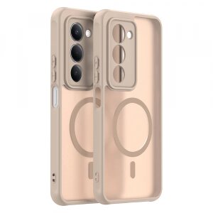 Husa MagSafe pentru Xiaomi Redmi 15 5G / 15 4G, Techsuit, HaloFrost II, Aurie