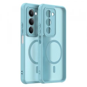 Husa MagSafe pentru Xiaomi Redmi 15 5G / 15 4G, Techsuit, HaloFrost II, Verde Deschis