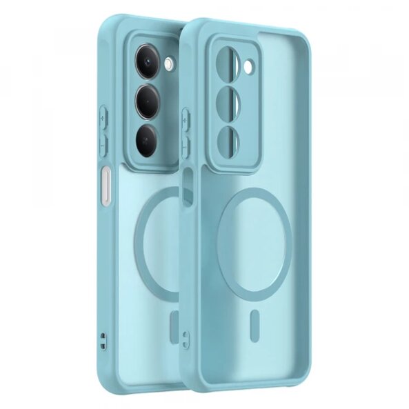 Husa MagSafe pentru Xiaomi Redmi 15 5G / 15 4G, Techsuit, HaloFrost II, Verde Deschis