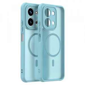 Husa MagSafe pentru Xiaomi Redmi 15C 5G / 15C 4G, Techsuit, HaloFrost II, Verde Deschis