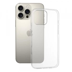 Husa pentru Apple iPhone 16 Pro Max, Techsuit, Clear (Big Lens Hole), Transparenta