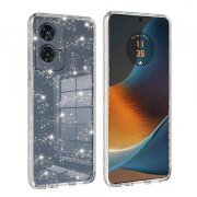 Husa pentru Motorola Edge 50 Fusion, Techsuit, SparkleSkin, Transparenta
