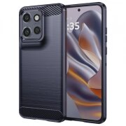 Husa pentru Motorola Edge 60 Neo / Edge 50 Neo, Techsuit, Carbon, Albastra