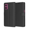 Husa pentru Motorola Moto G55, Techsuit, Leather Folio, Neagra