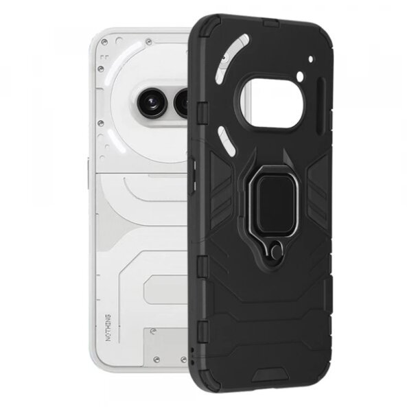 Husa pentru Nothing Phone (2a) Plus / Phone (2a), Techsuit, Shield, Neagra