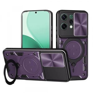Husa pentru Oppo Reno14, Techsuit, CamGuard Pro, Mov
