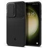 Husa pentru Samsung Galaxy S23 S911, Spigen, Optik Armor, Neagra