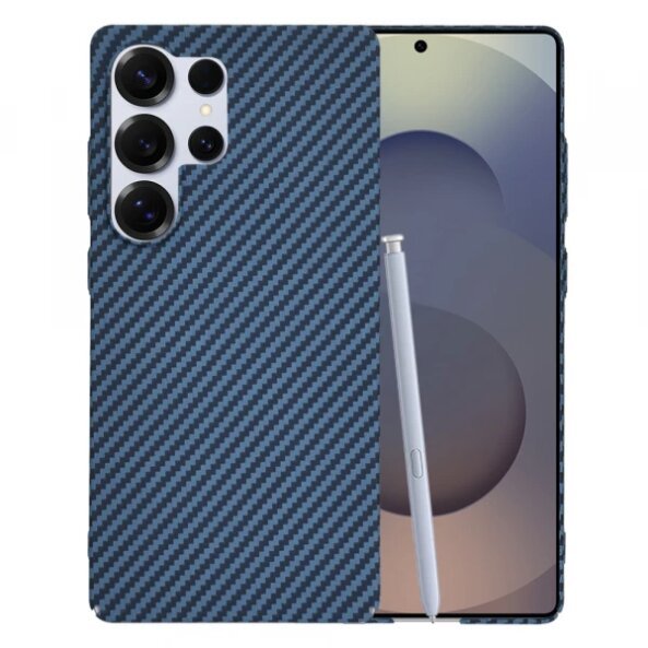 Husa pentru Samsung Galaxy S25 Ultra S938, Techsuit, Carbonite FiberShell, Turcoaz