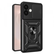 Husa pentru Samsung Galaxy S26 Edge, Techsuit, CamShield, Neagra