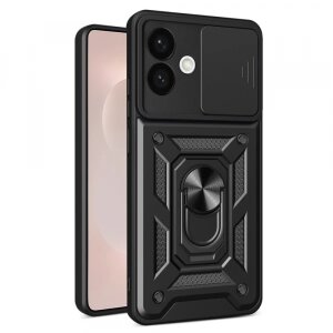 Husa pentru Samsung Galaxy S26 Edge, Techsuit, CamShield, Neagra