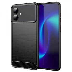 Husa pentru Samsung Galaxy S26 Edge, Techsuit, Carbon, Neagra