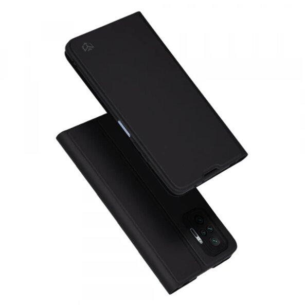 Husa pentru Xiaomi Redmi Note 10 Pro Max / Note 10 Pro, Techsuit, Magskin Book, Neagra