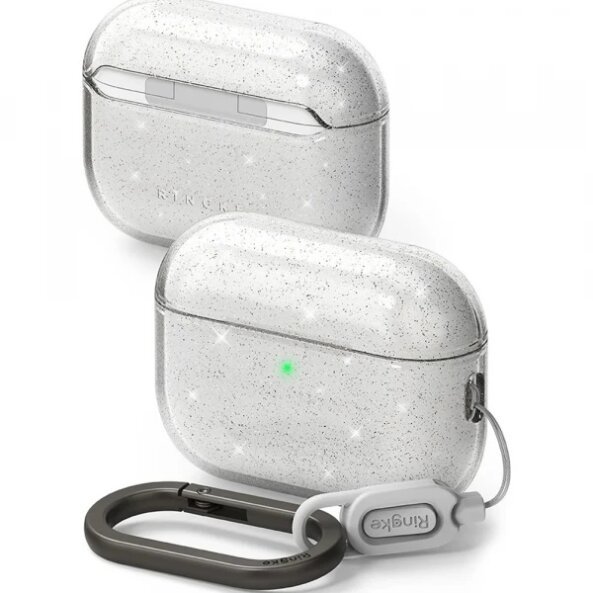 Husa Ringke Air Glitter pentru Apple AirPods 3, Transparenta
