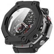 Husa Techsuit Defense360 Pro pentru Amazfit T-Rex 3, Neagra