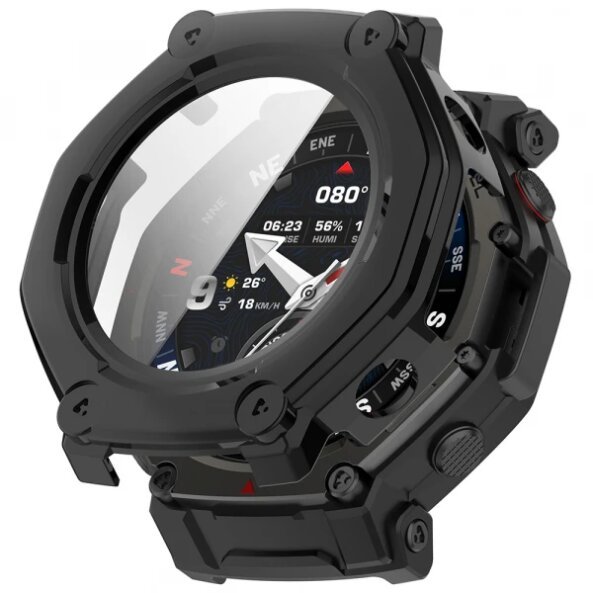 Husa Techsuit Defense360 Pro pentru Amazfit T-Rex 3 Pro, Neagra