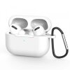 Husa Techsuit Silicone pentru Apple AirPods Pro 3, Alba