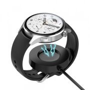 Incarcator Wireless Techsuit TXC6 pentru Xiaomi Watch S1 Pro, USB-A, Negru