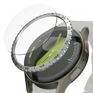 Rama Protectie Ringke Styling pentru Samsung Galaxy Watch7 40mm, Model 5, Argintie