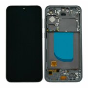 Ecran Compatibil pentru Samsung S711 Galaxy S23 FE 5G Gri Grafit OLED CU RAMA