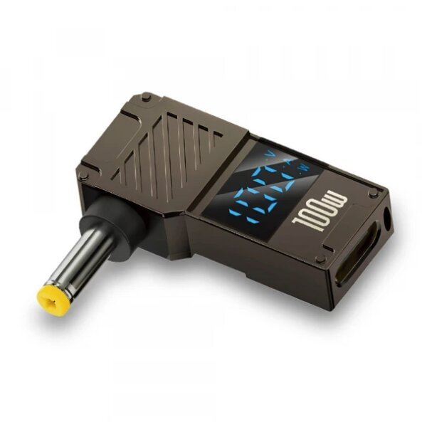 Adaptor Incarcare Techsuit LaptopPlugX A22, DC - USB-C, Gri