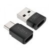 Adaptor USB Blocare Date Fixed, USB- A / USB-C, 2in1, Negru