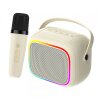 Boxa Portabila Bluetooth HAVIT SK818BT Karaoke, 5W, RGB, Waterproof, Bej