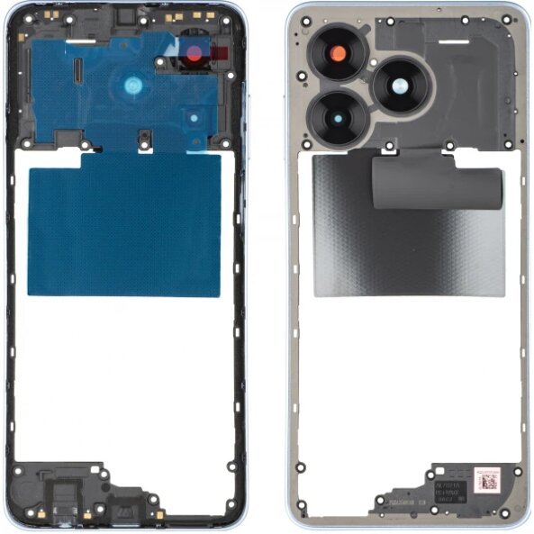 Carcasa Mijloc Honor X5c Plus, Albastru, Service Pack 9707ACJE 
