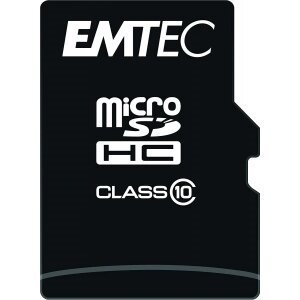 Card Memorie microSDHC Emtec CL10 Classic, 32Gb, Clasa 10, Cu Adaptor ECMSDM32GHC10CG 