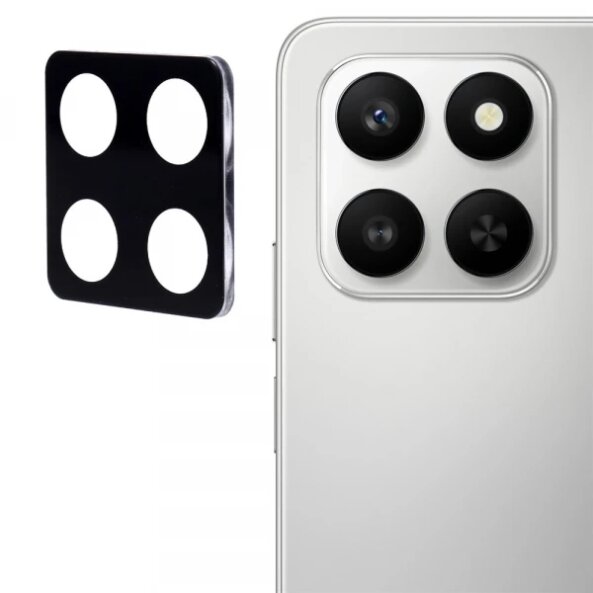 Folie de protectie Camera Spate Techsuit pentru Honor 400 Smart 4G / X7d 4G / 400 Smart 5G, Sticla Securizata, Neagra