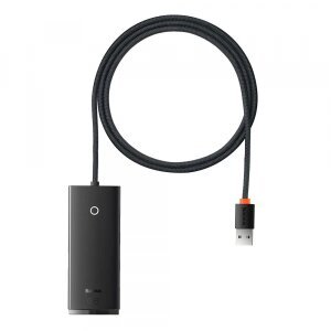 Hub USB Baseus Lite, 5in1, Negru WKQX030101
