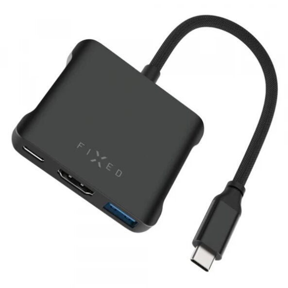 Hub USB-C Fixed Quadri, 5in1, Negru