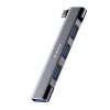 Hub USB-C Techsuit H13 ZenithDock, 4in1, Gri