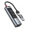 Hub USB / USB-C Yesido HB20, 5in1, Gri