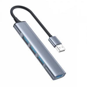 Hub USB Yesido HB18, 4in1, Gri