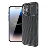 Husa pentru Apple iPhone 14 Pro, Techsuit, CarbonFiber, Neagra