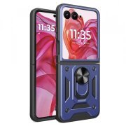 Husa pentru Motorola Razr 50 Ultra, Techsuit, CamShield, Albastra