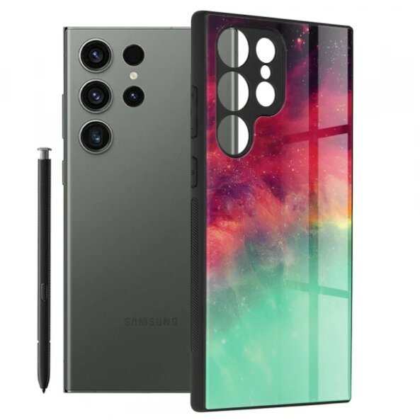 Husa pentru Samsung Galaxy S23 Ultra S918, Techsuit, Glaze, Turcoaz