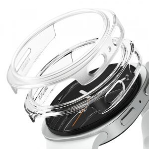 Husa Ringke Slim pentru Samsung Galaxy Watch8 40mm, Set 2 bucati, Transparenta