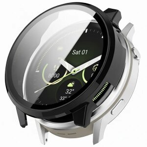 Husa Techsuit Defense360 Pro pentru Garmin Venu 4 45mm, Neagra