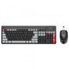Kit Tastatura si Mouse Wireless Yesido KB43, Negru