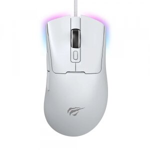 Mouse Gaming Wired USB HAVIT MS966, RGB, 800DPI - 12000DPI, 1.6m, Alb