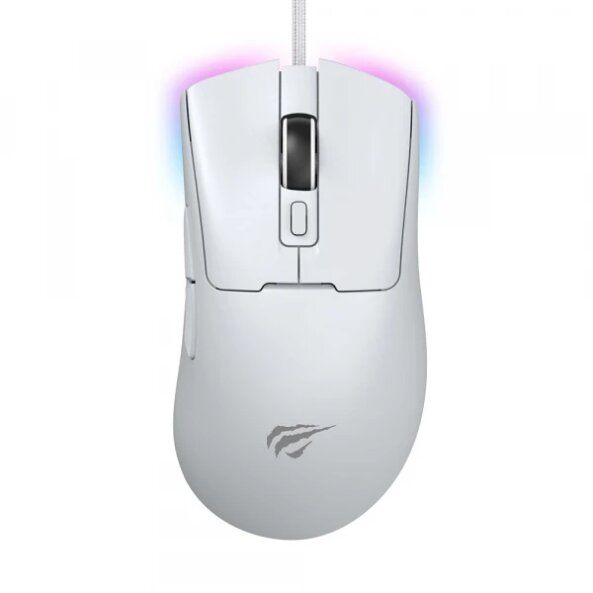 Mouse Gaming Wired USB HAVIT MS966, RGB, 800DPI - 12000DPI, 1.6m, Alb