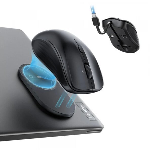 Mouse Wireless ESR MagMouse, 800DPI - 4800DPI, Negru