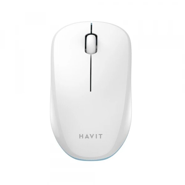 Mouse Wireless HAVIT MS66GT, 1200DPI, Alb Albastru