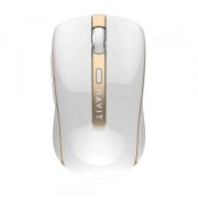 Mouse Wireless HAVIT MS951GT, 1000DPI - 1600DPI, Alb Auriu