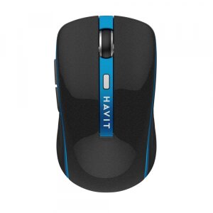 Mouse Wireless HAVIT MS951GT, 1000DPI - 1600DPI, Negru Albastru