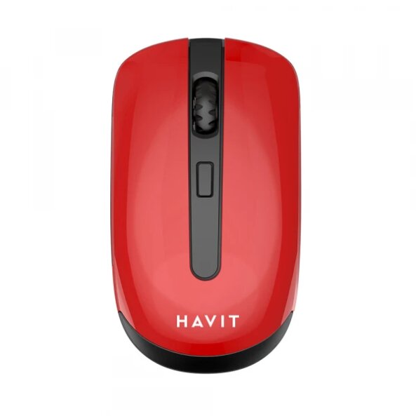Mouse Wireless HAVIT MS989GT, 800DPI - 1600DPI, Negru Rosu