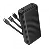 Baterie Externa Borofone  BJ79 Clever, 20000mAh, 10W, 1 x Lightning - 1 x USB-A - 1 x USB-C, Neagra