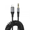 Cablu Audio Lightning - 3.5mm HOCO UPA33A, 1.5m, Negru 