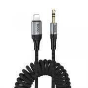 Cablu Audio Lightning - 3.5mm HOCO UPA33A, 1.5m, Negru 